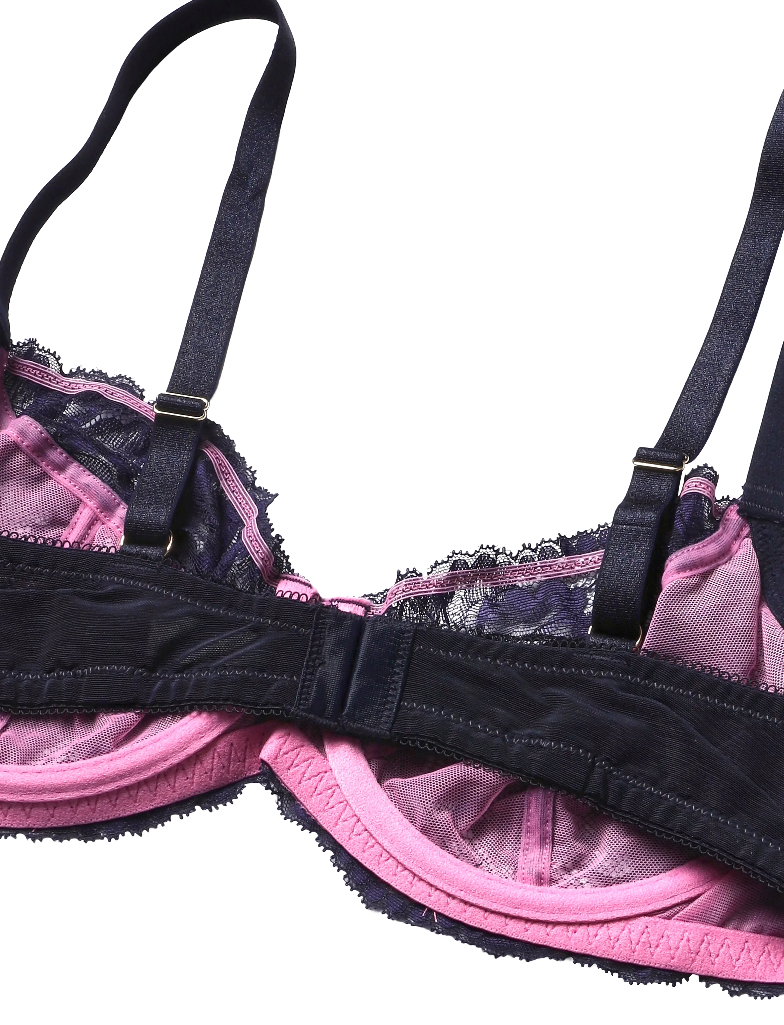 Dorina - Perfect Lace Balcony - bh:ar med bygel - navy - 2