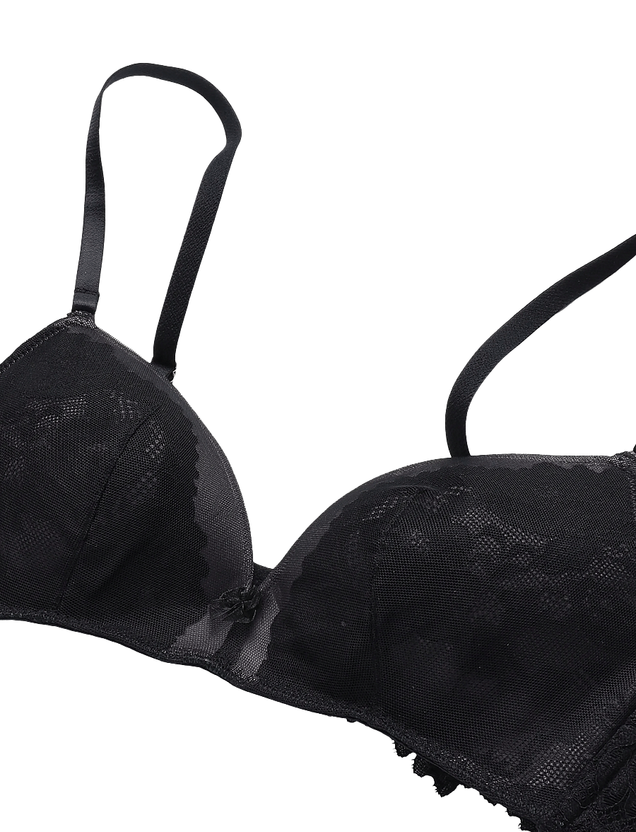 Dorina - Adelie T-shirt_bra - black - 2