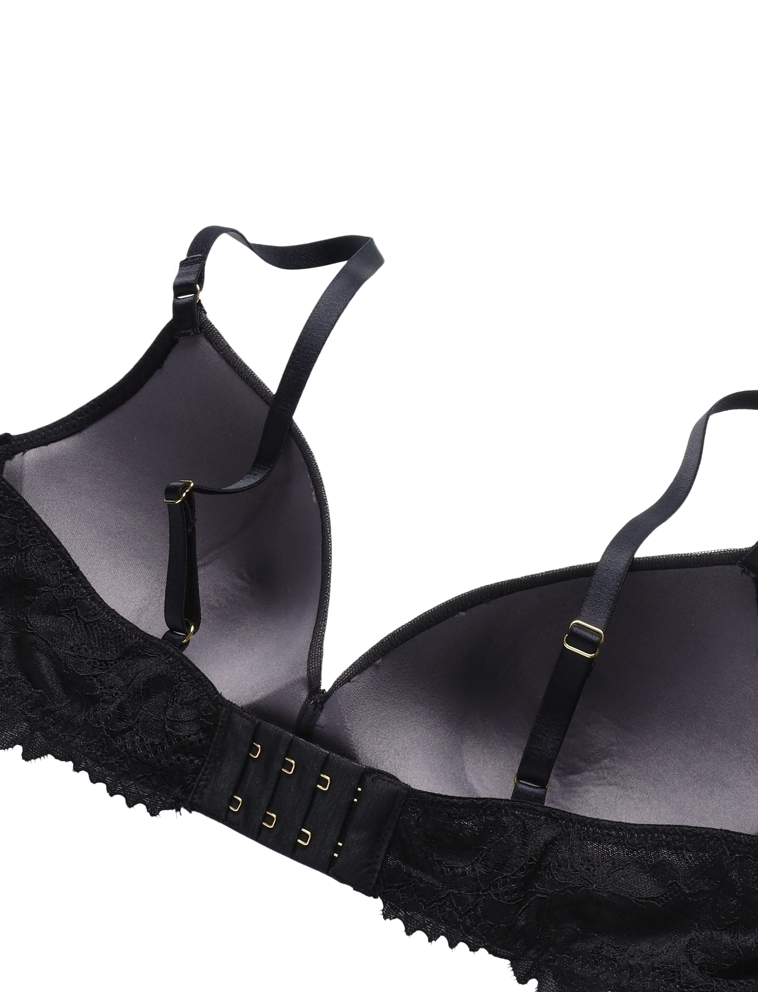 Dorina - Adelie T-shirt_bra - black - 3