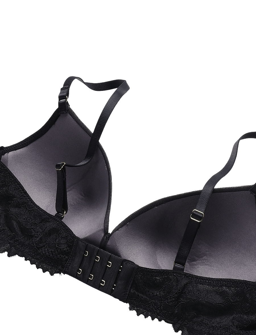 Dorina - Adelie T-shirt_bra - black - 3