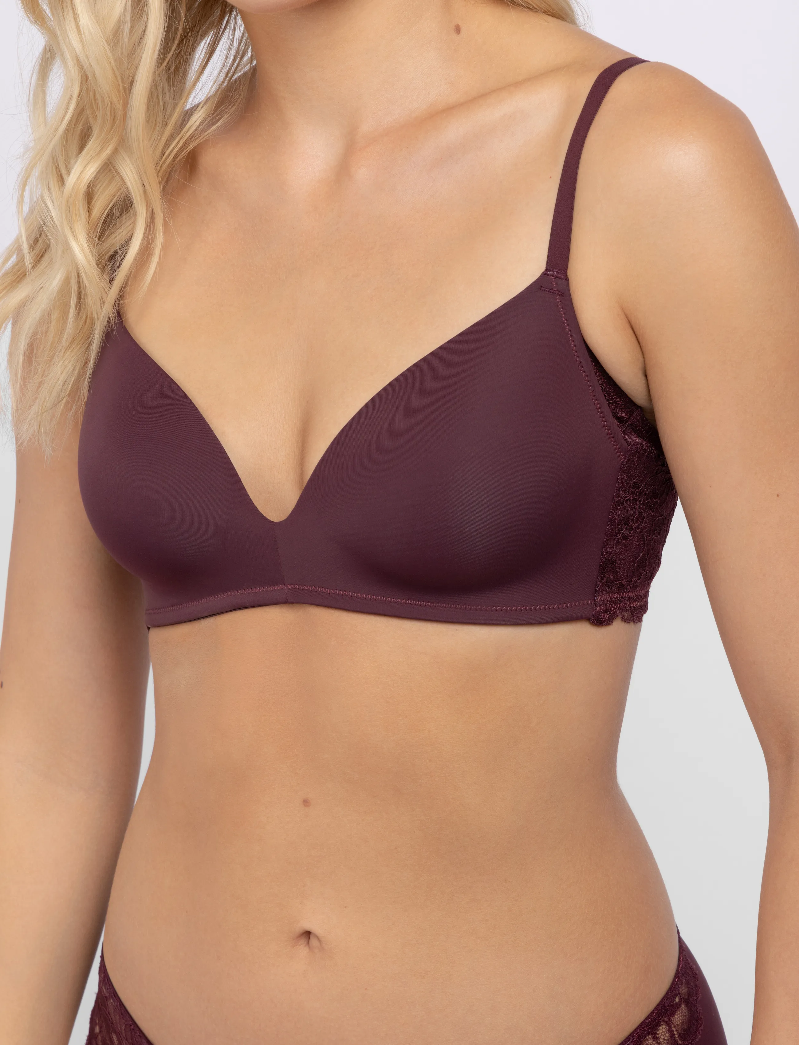 Dorina - Athena T-shirt bra - t-shirt bhs - red - 2