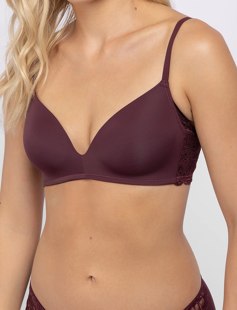 Dorina - Athena T-shirt bra - t-shirt bhs - red - 2