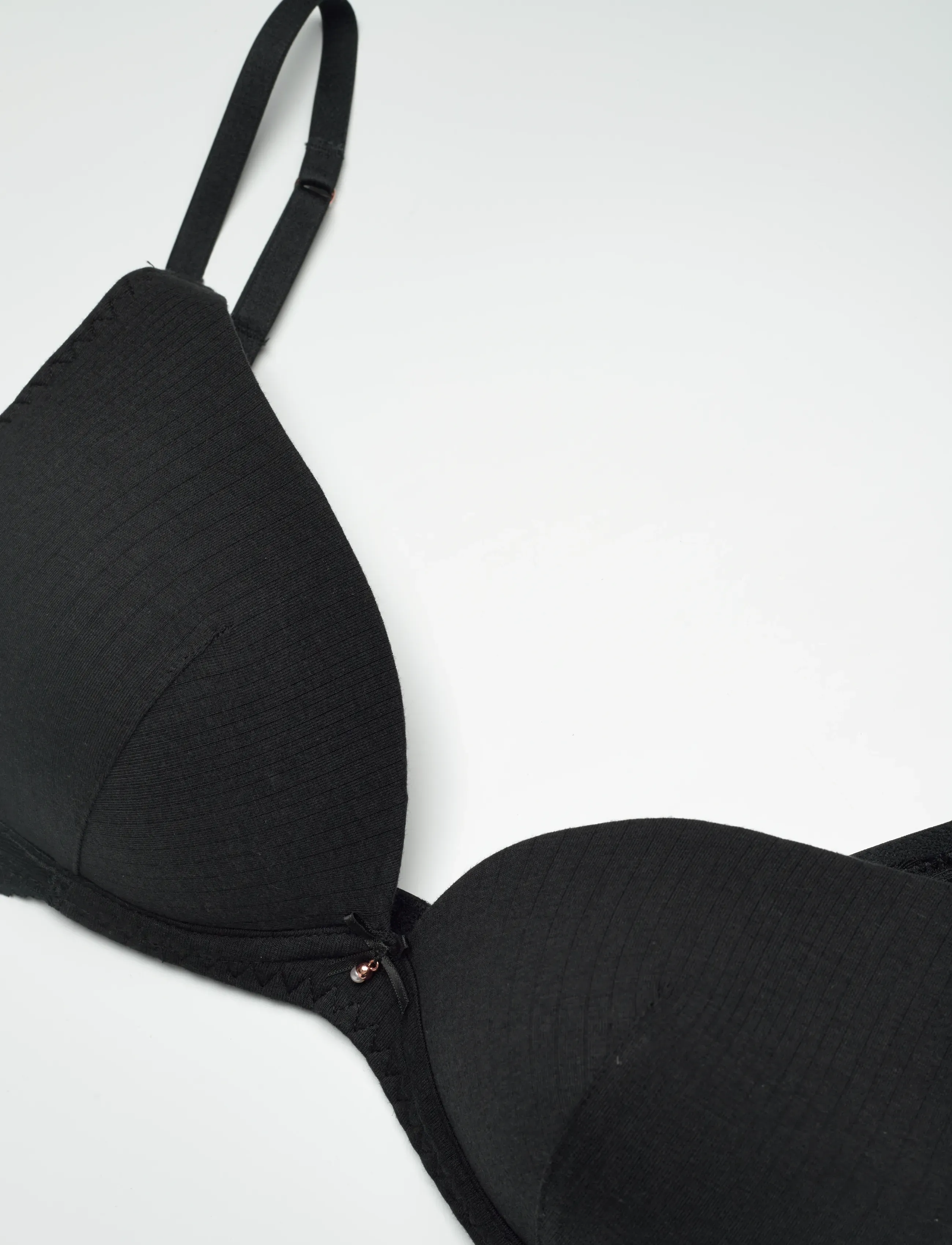 Dorina - SAMARA SOFT BRA - non wired bras - black - 2
