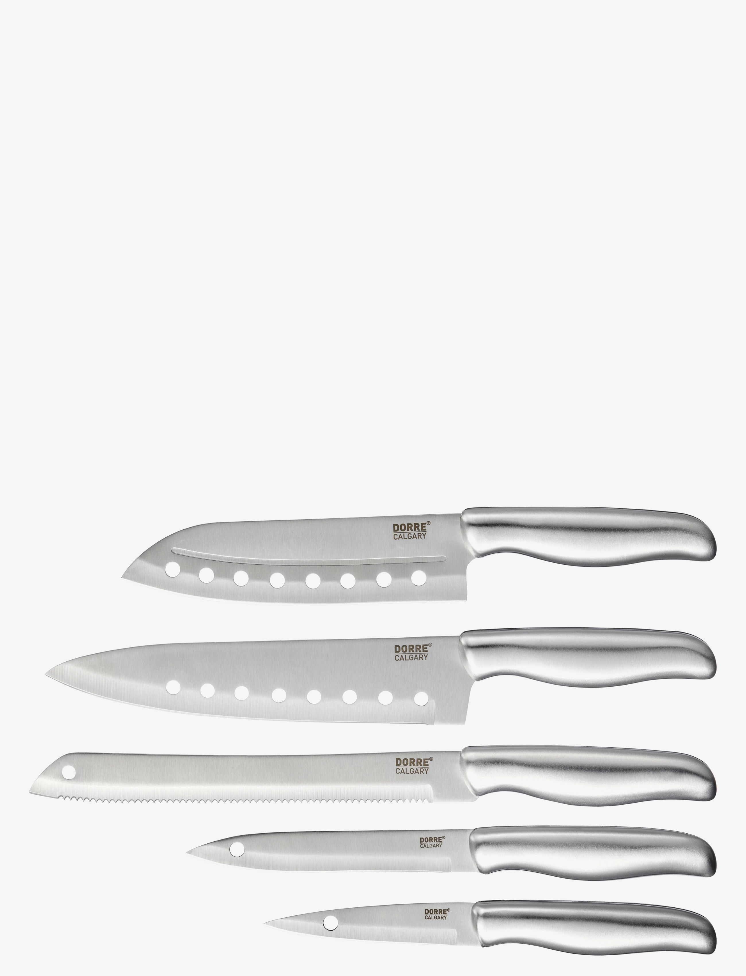 Dorre Calgary Knivsæt, Knife Sæt, Sølv, Str: ONE SIZE