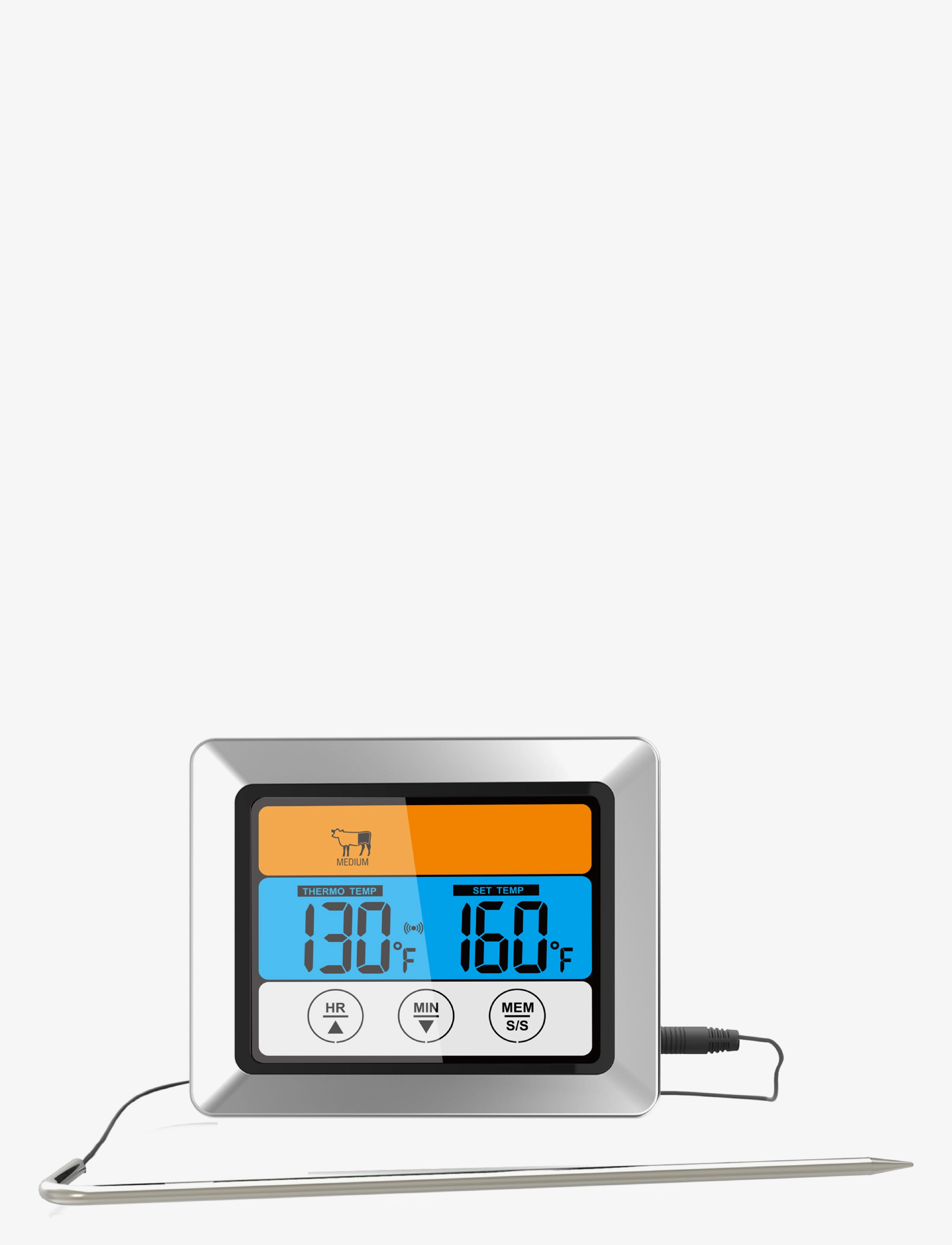 DORRE Stegetermometer Grad Silber - 3.5X 10X 10CM - Unisex