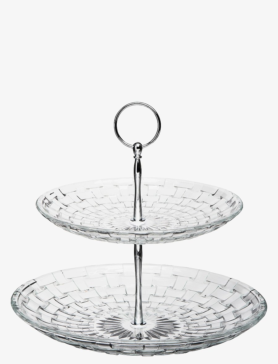 Dorre - Cake Plate Glitter - osta hinna alusel - glas - 0