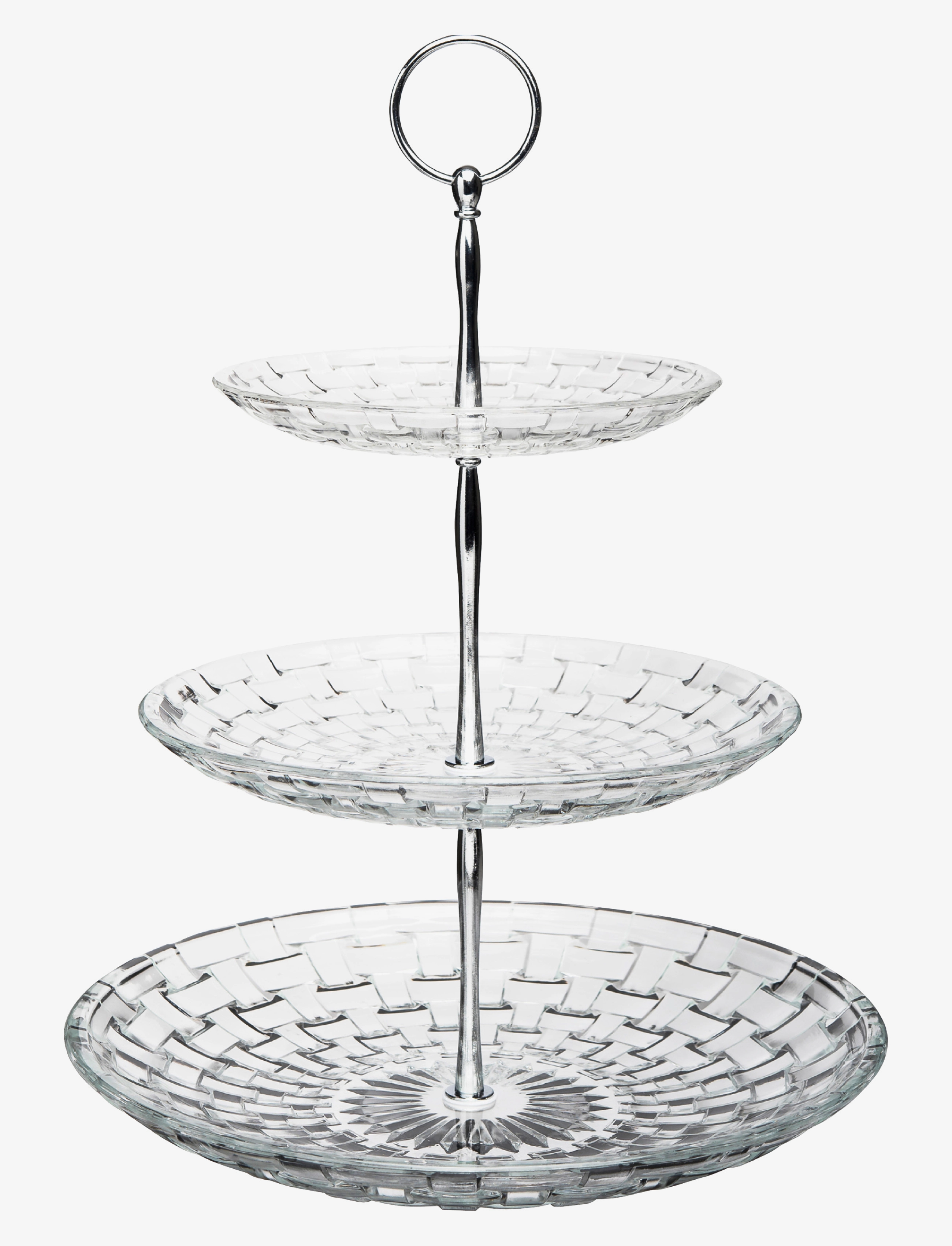 Dorre Cake Plate Glitter - Kuchenplatten - GLAS / clear