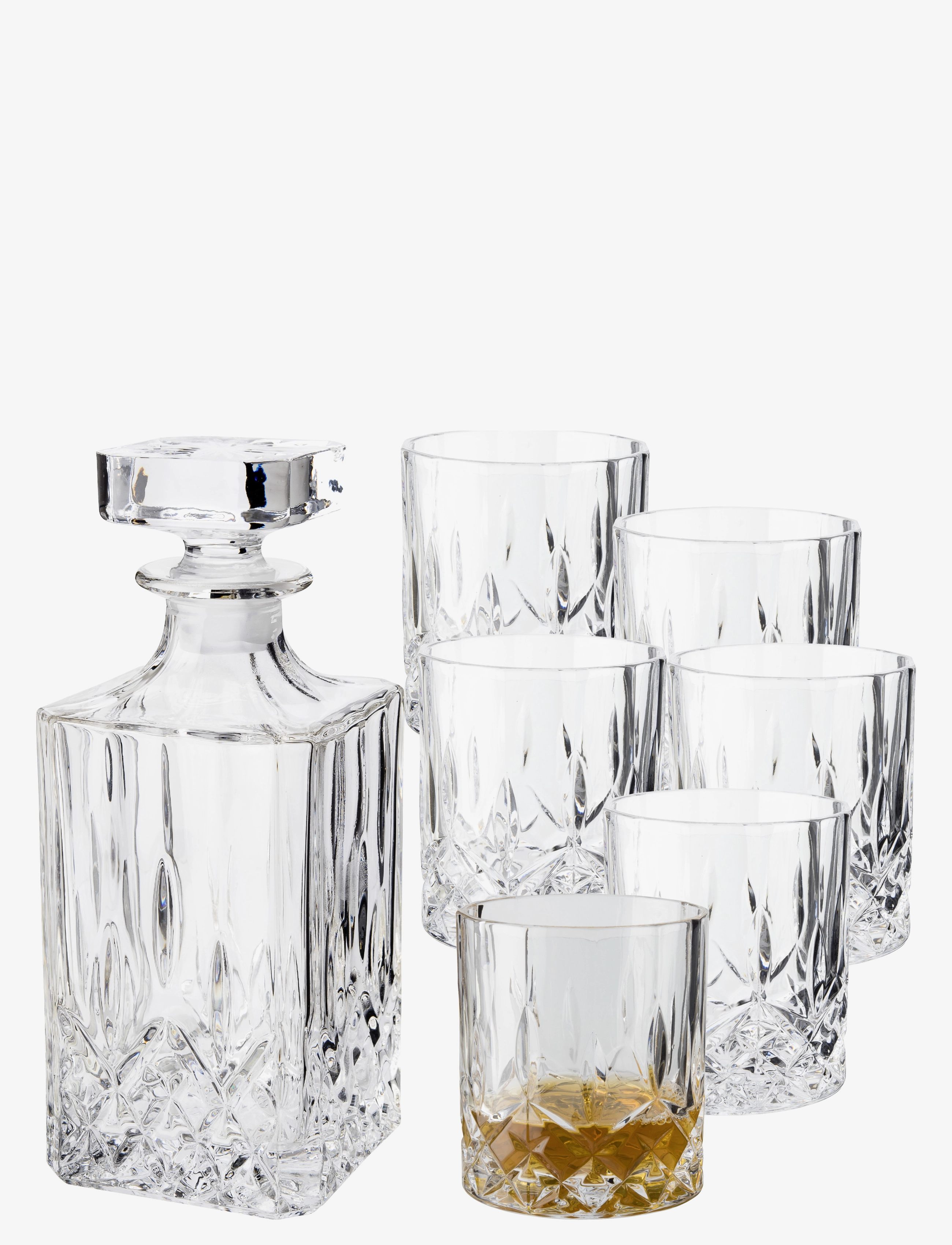 Dorre Whiskey-Serien, 7 Dele, Whisky- og cognacglas, Nude, Str: ONE SIZE