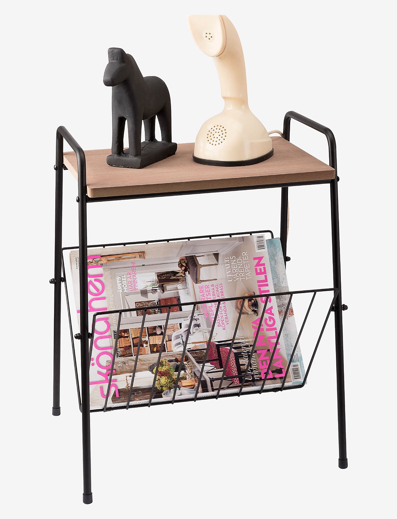 Dorre - Magazine Holder / Small Table Otto - svart - 1