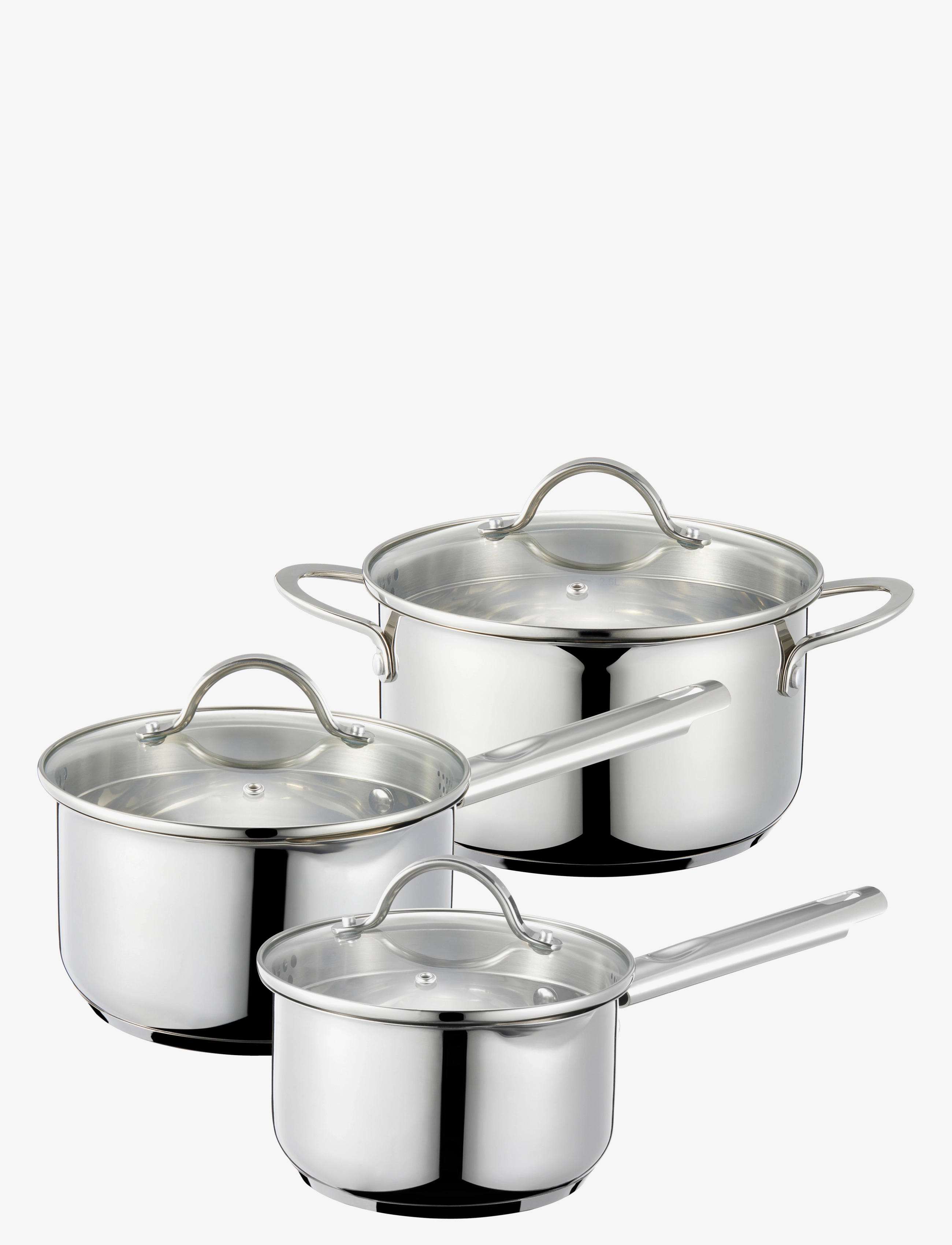 DORRE Kosmo Grydesæt, 6 Dele Silber - One Size - Unisex