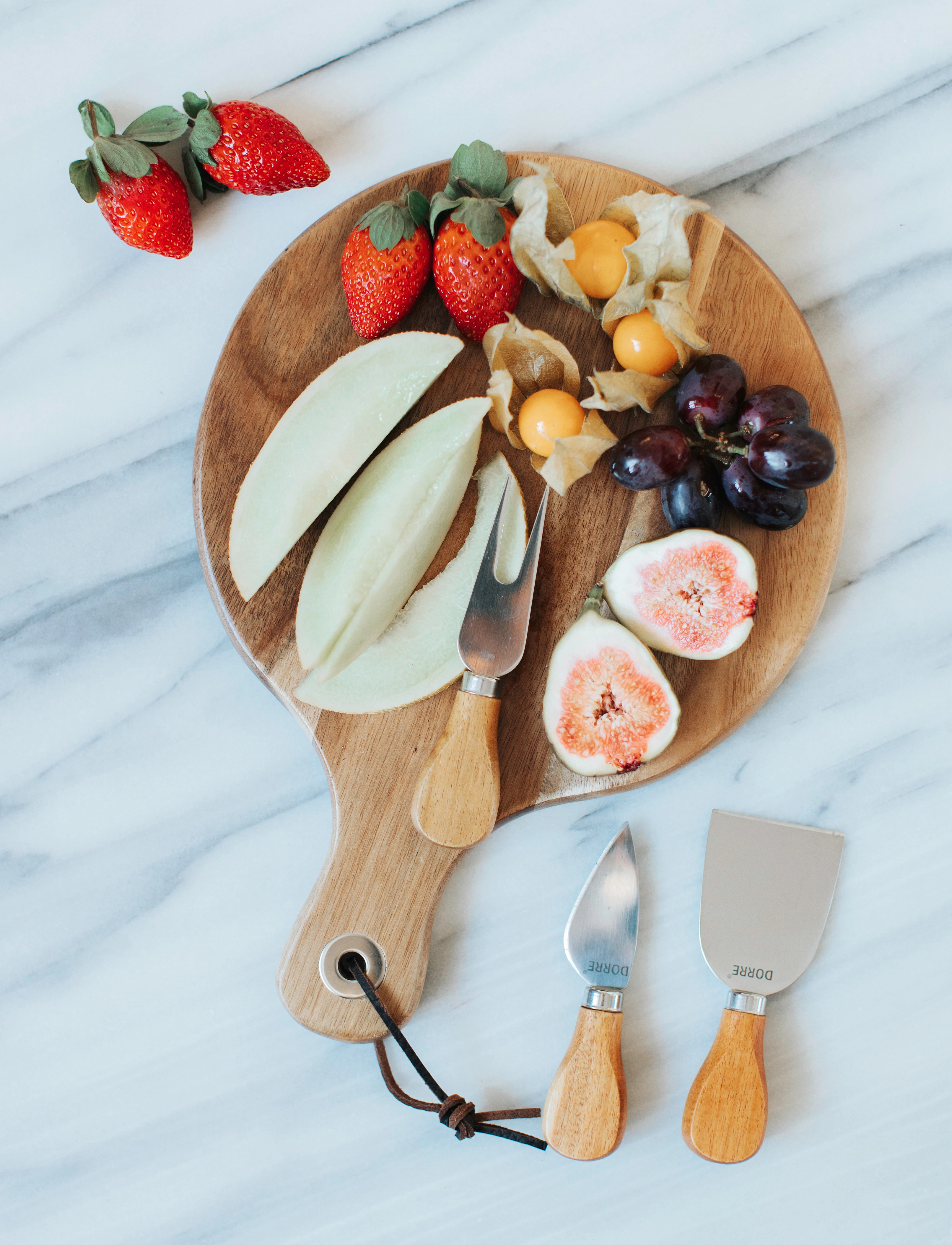 Dorre Ostefad Oline, Sæt Med 3 Stk., One Size, Serving Dishes, Braun - Platters, Homeware