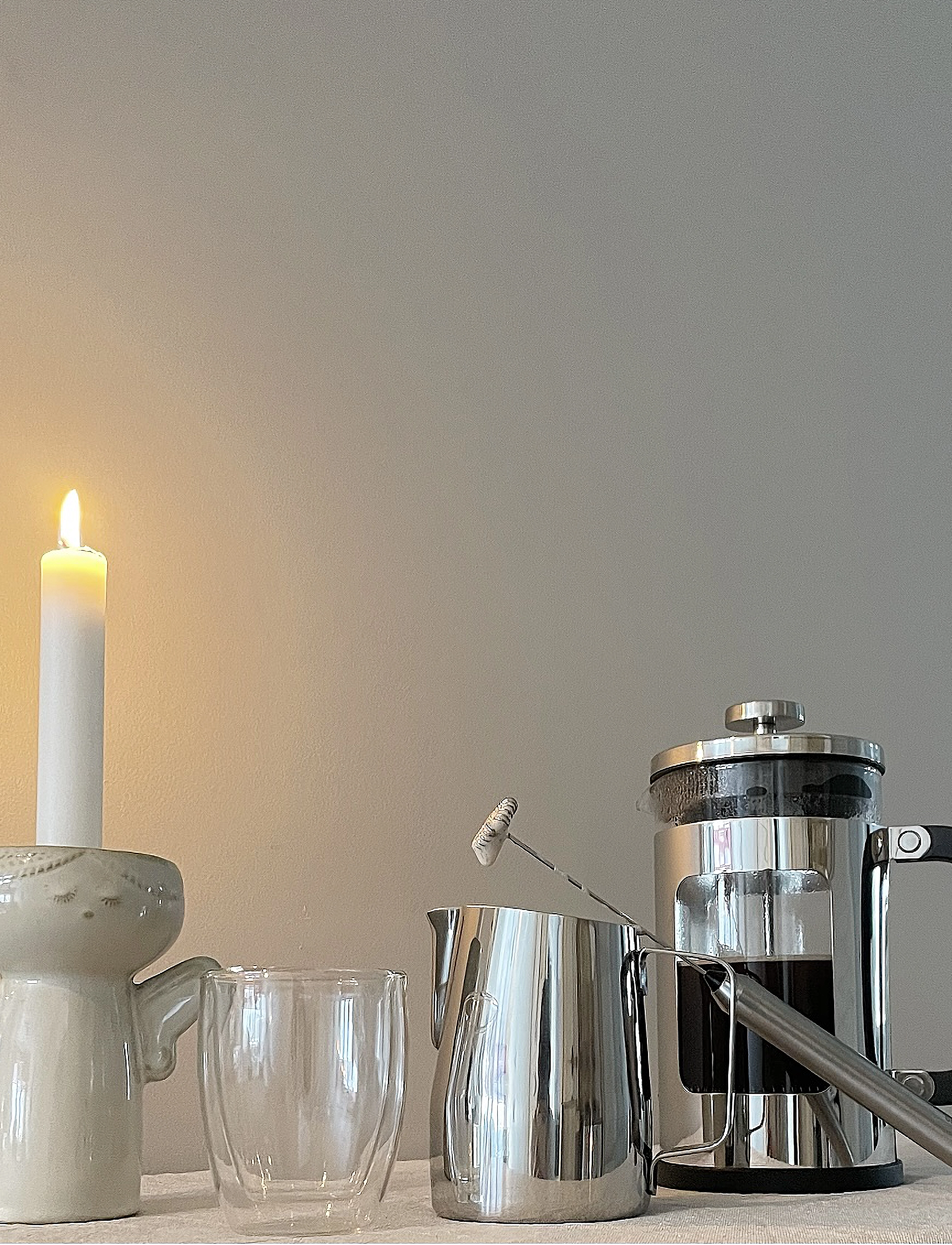 Dorre - Milk Frother Macy - piimavahustajad - silver - 2