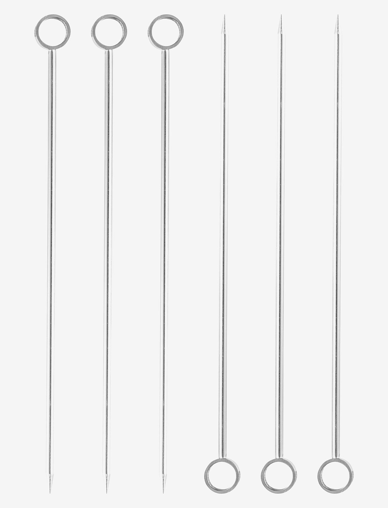 Dorre - Cocktail Pick Sticks 6-pack Carita - silver - 0