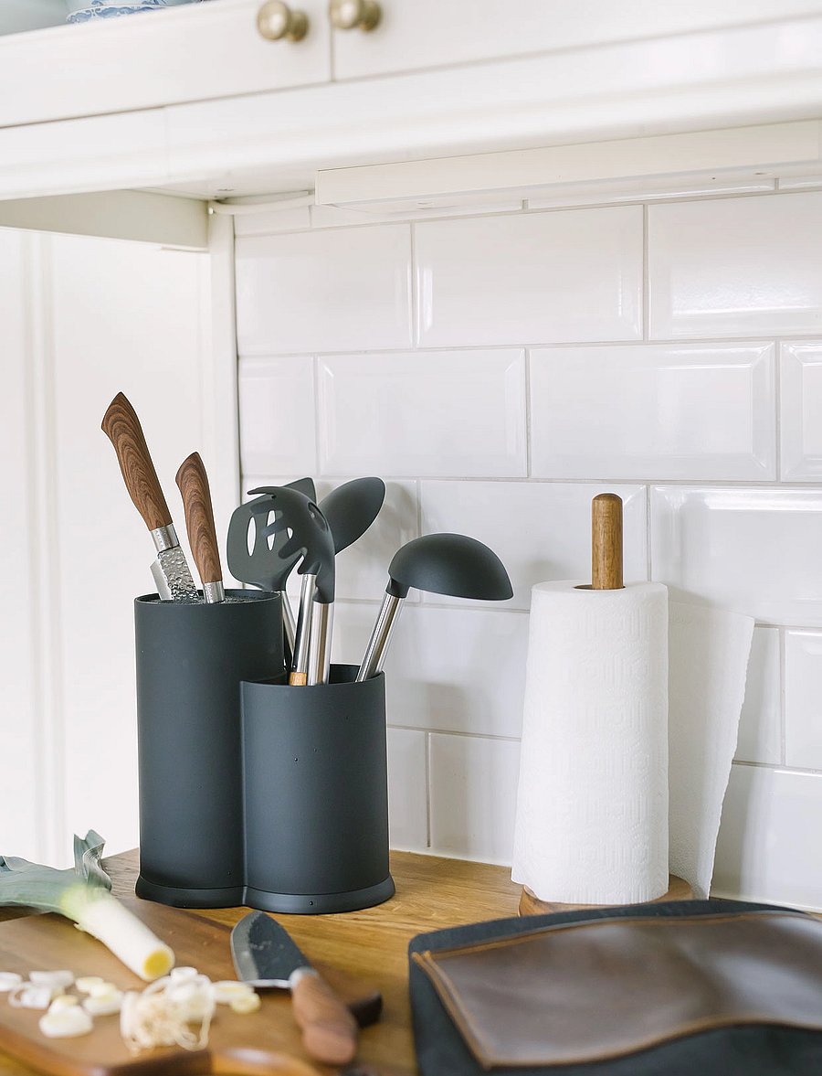 Dorre - Paper Towel Holder Paula - majapidamispaberi hoidjad - natur - 2