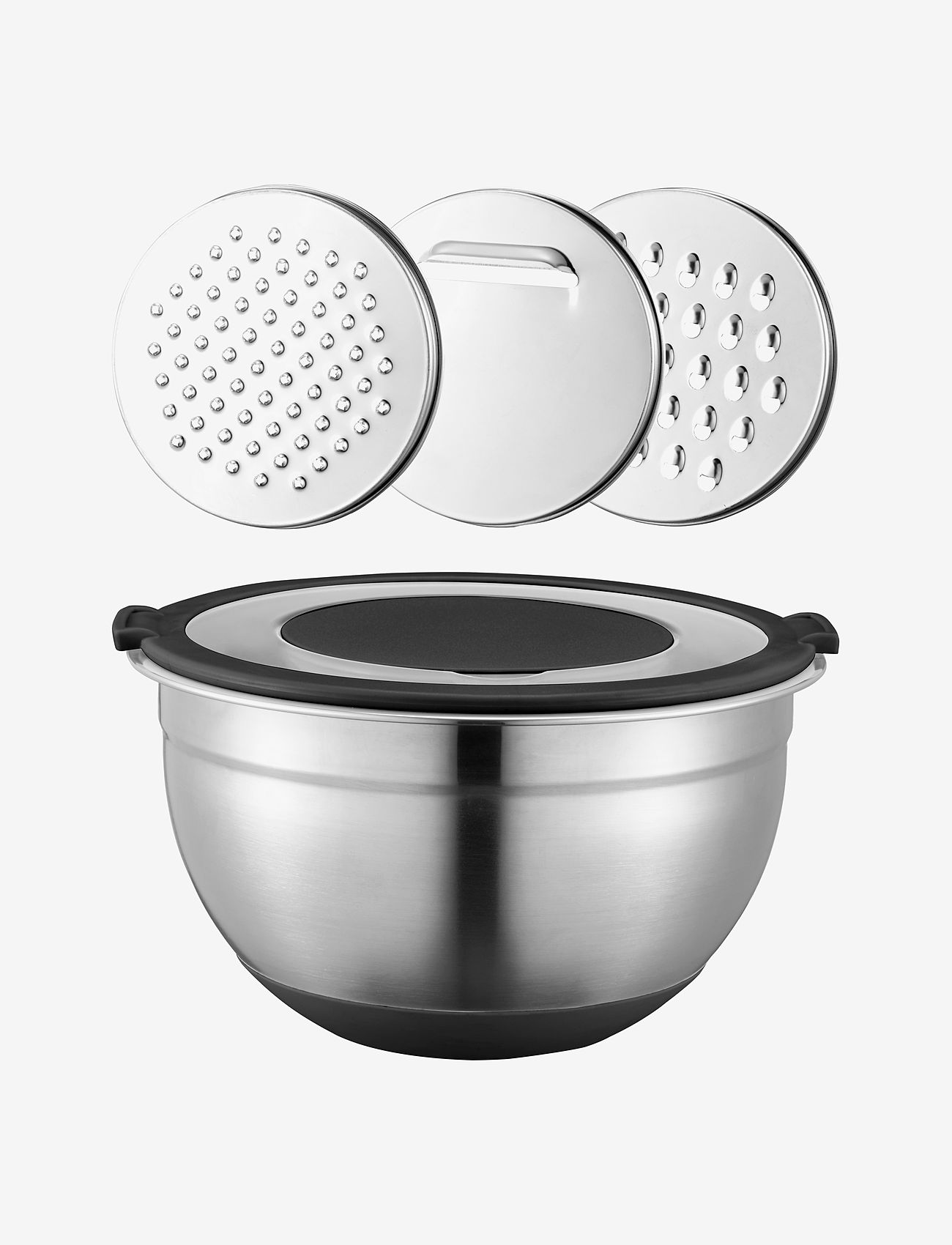 Dorre - Mixing Bowl with Grater Betje - silver - 0