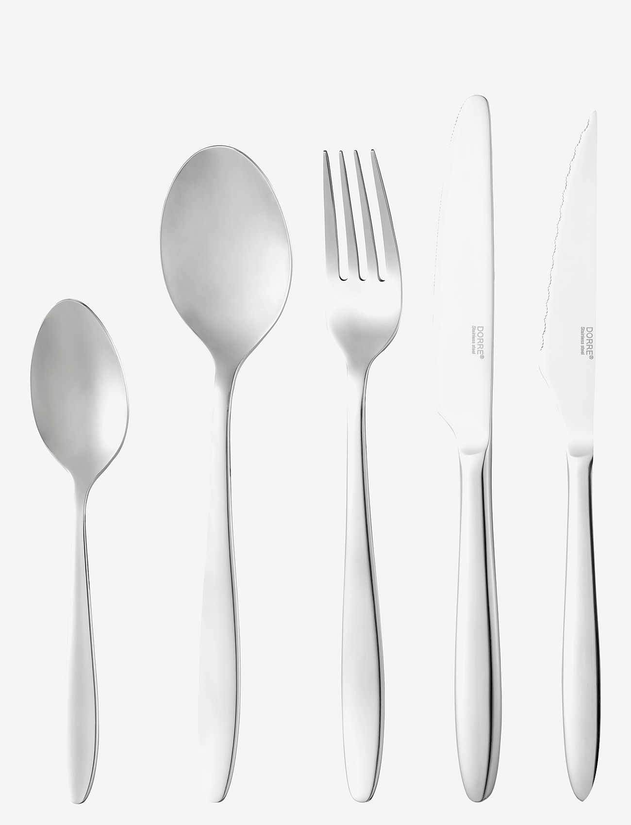 Dorre - Cutlery Set Estrid Set of 30 - køb efter pris - silver - 0