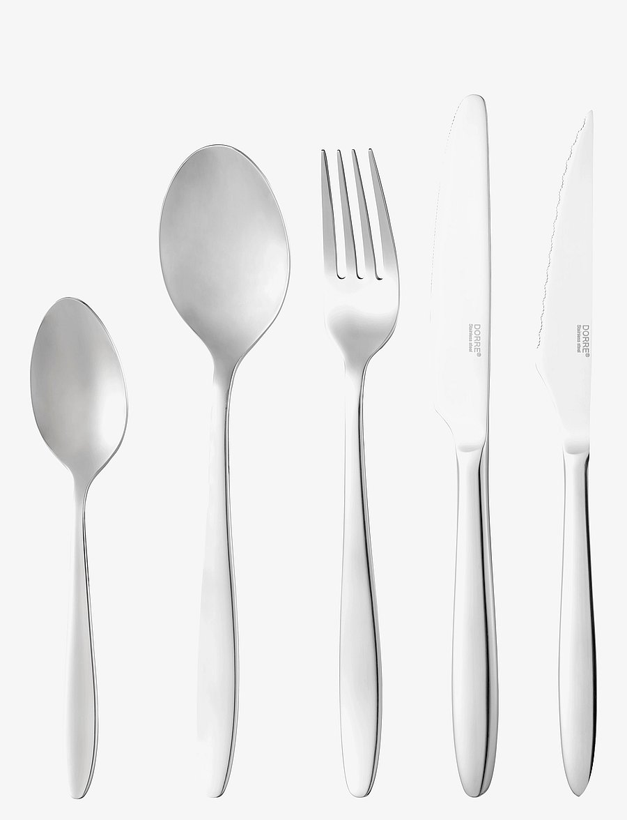 Dorre - Cutlery Set Estrid Set of 30 - bestecksets - silver - 0