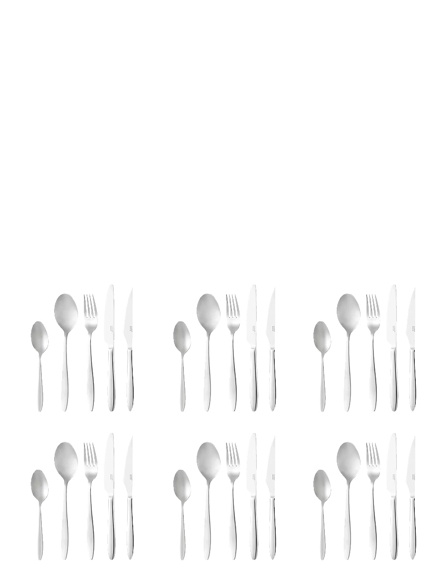 Dorre - Cutlery Set Estrid Set of 30 - bestecksets - silver - 1