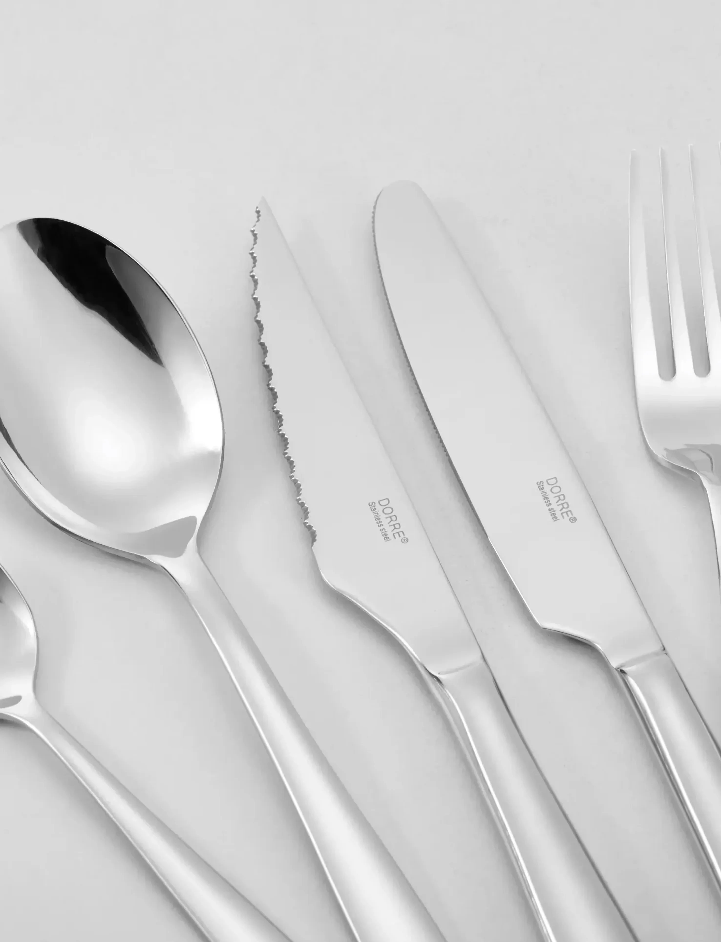 Dorre - Cutlery Set Estrid Set of 30 - hnífaparasett - silver - 3