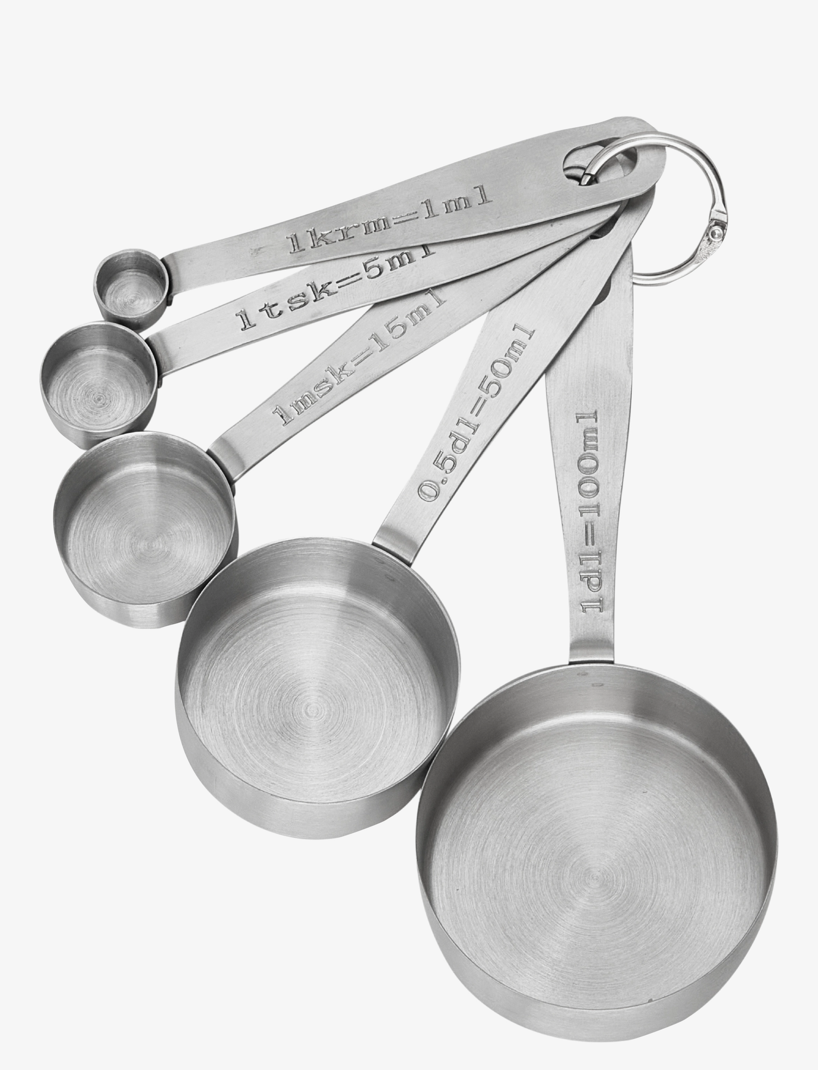 Måttsats Myah 5 delar - SILVER