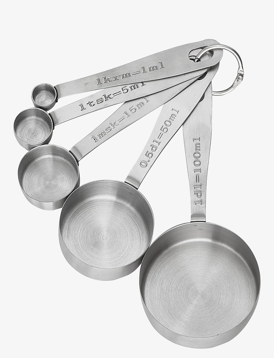 Dorre - Measuring Cups Myah - mõõtlusikad - silver - 1