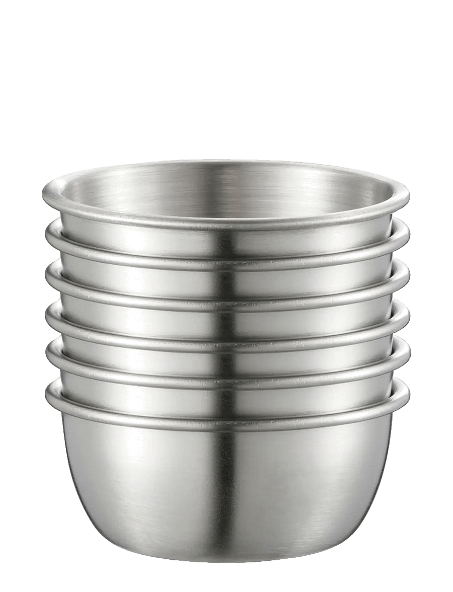 Dorre - Dian Dippskålar 6-pack - serveerimisnõud - silver - 1