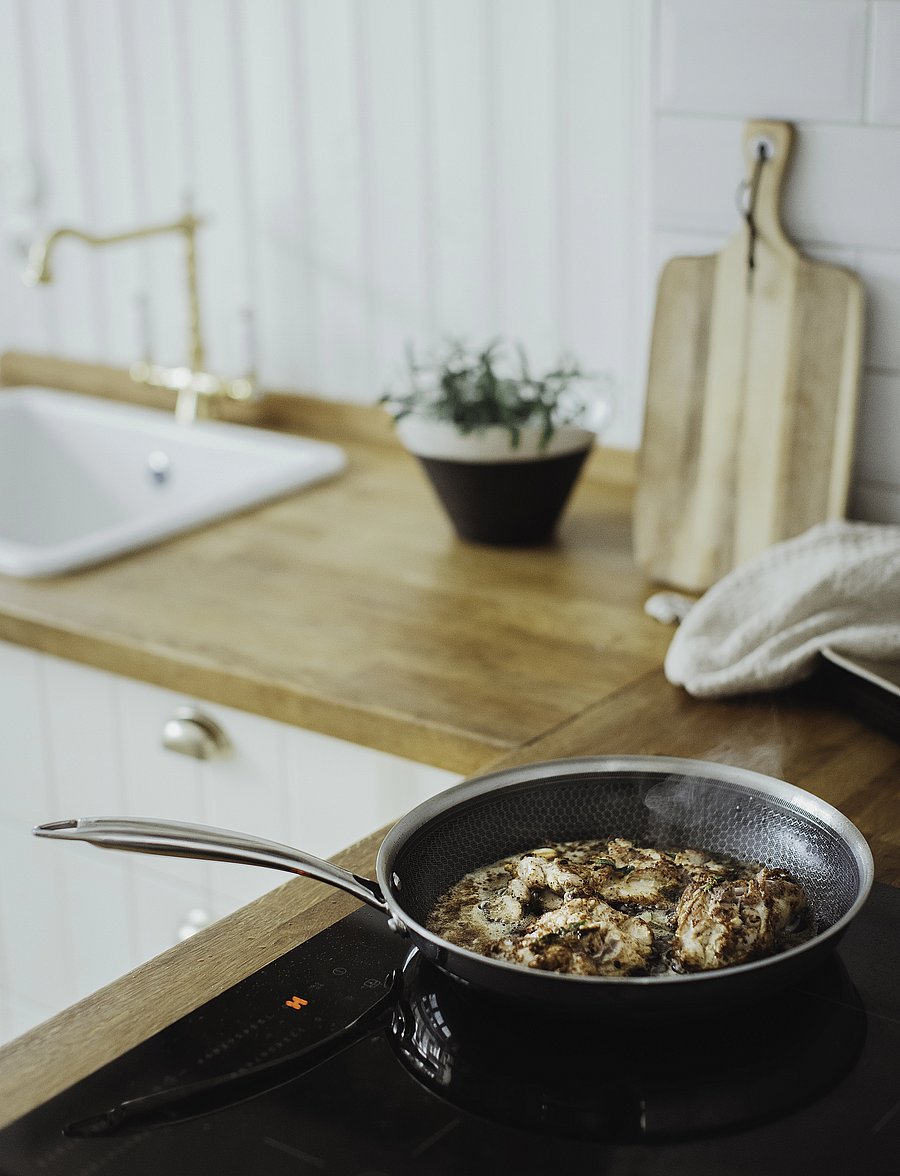 Dorre - Frying Pan Eminence Ø28 cm - praepannid ja pannid - silver - 3