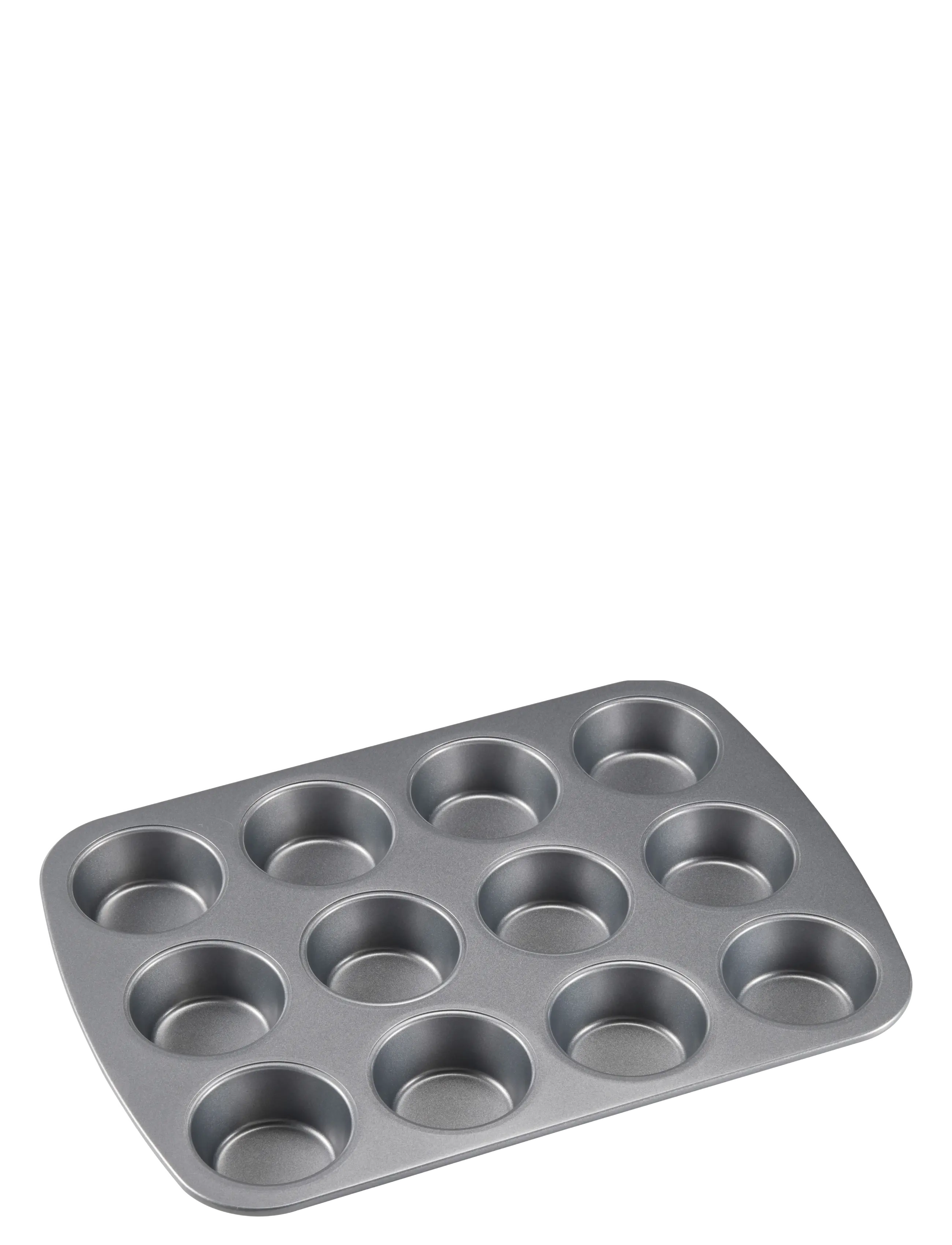 DORRE Karabo Muffinform Til 12 Stk. I Kulstofstål Grau - FOR 12PCS - Unisex