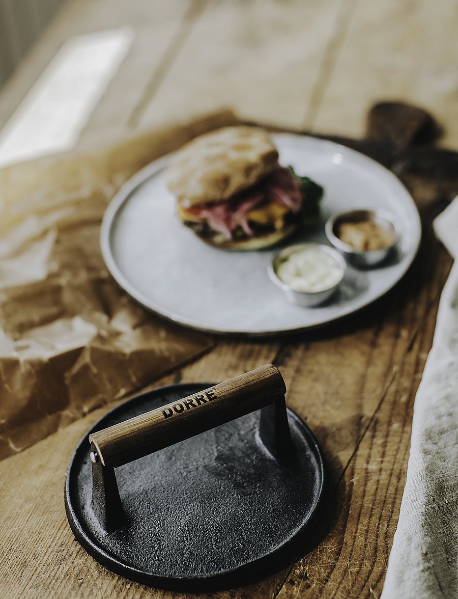 Dorre - Hamburger Press Hally - grillwerkzeuge - svart - 0