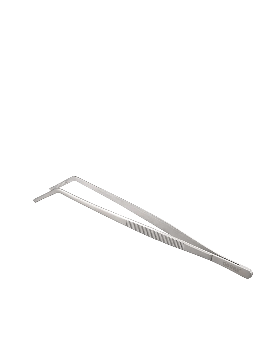 Dorre - Miah Food Tweezer Curved - tangid ja pintsetid - silver - 0