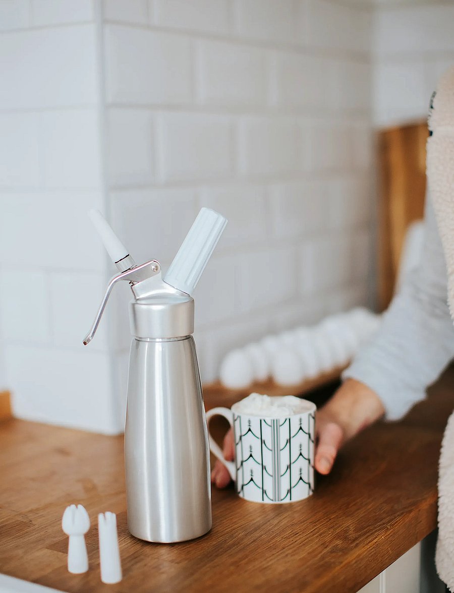 Dorre - Grette Whipped Cream Dispenser - andere küchenutensilien - silver - 3