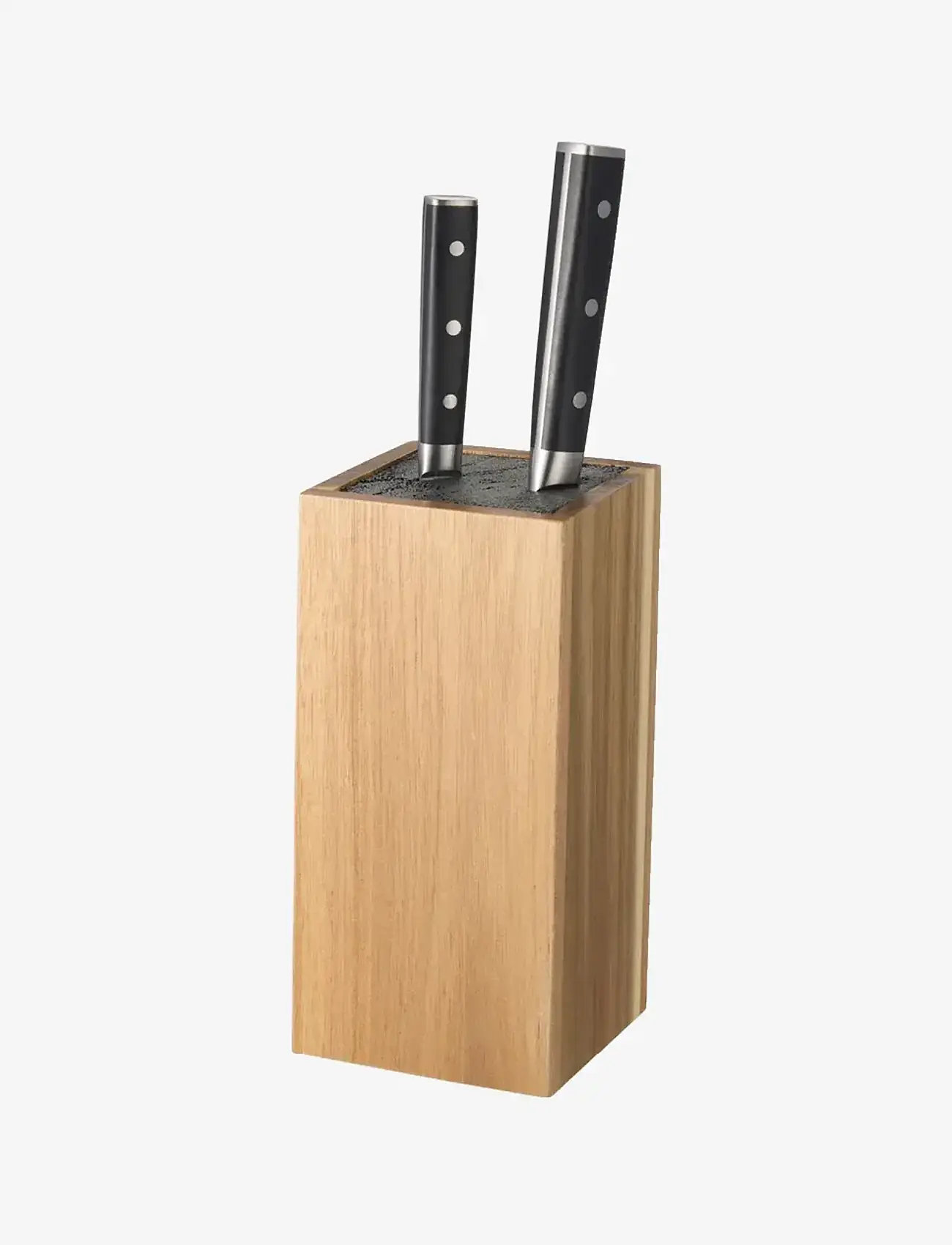 Dorre - Kini Knife block square FSC acacia wood - knivblokke - natural - 1