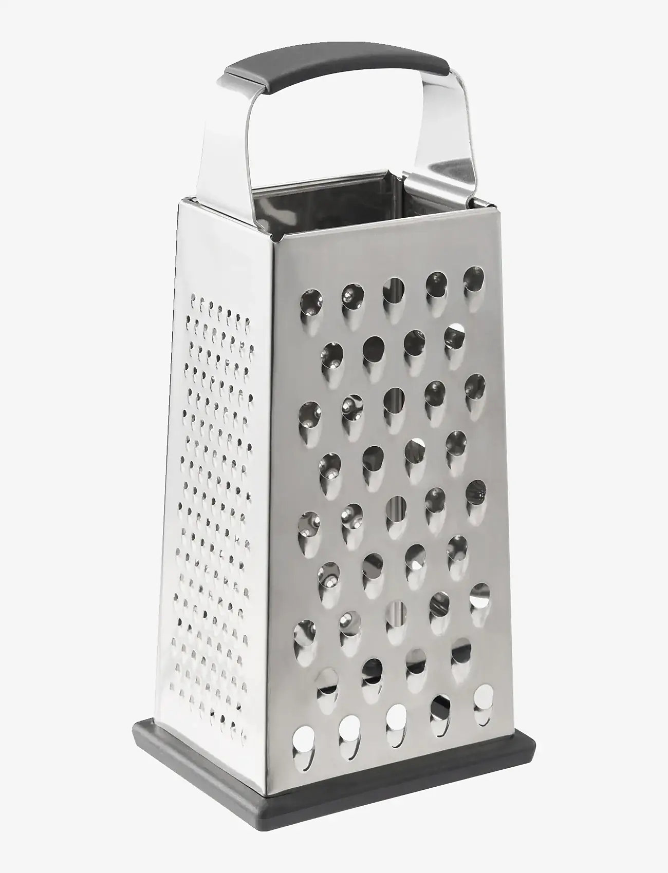 Dorre - Rubi Grater rubber foot handle 4 different sides - graters - silver - 1