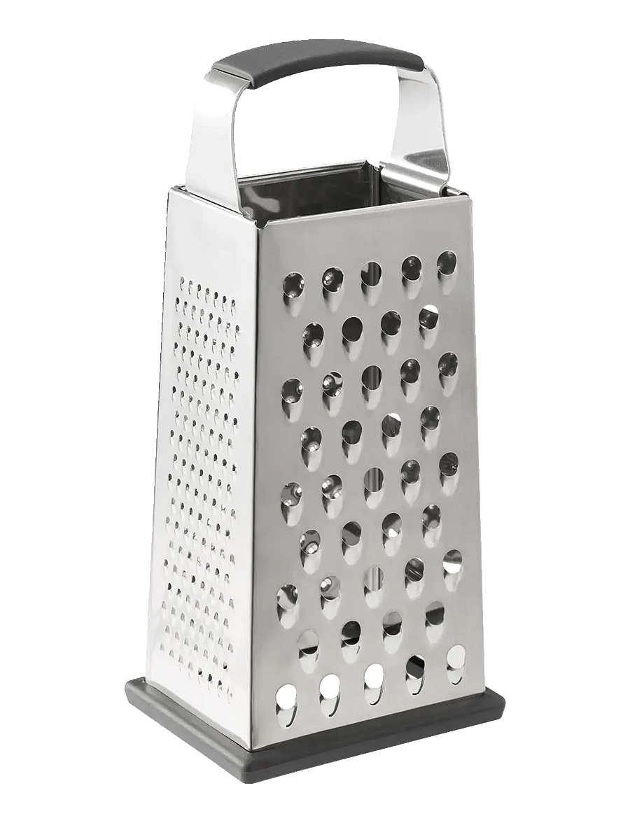 Dorre - Rubi Grater rubber foot handle 4 different sides - die niedrigsten preise - silver - 0