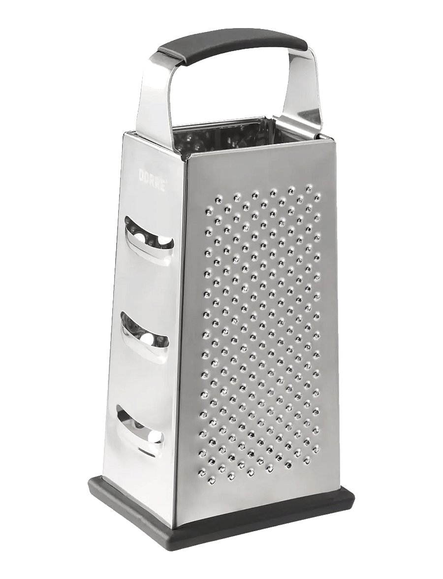 Dorre - Rubi Grater rubber foot handle 4 different sides - die niedrigsten preise - silver - 1