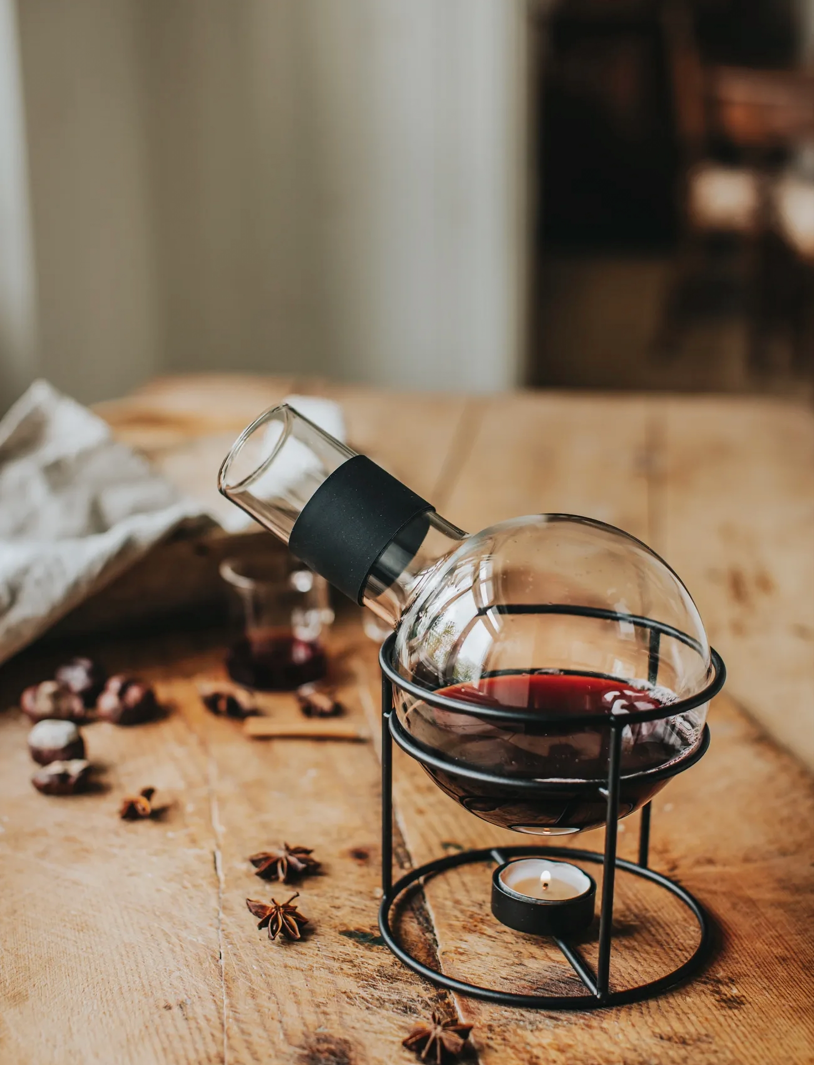 Dorre Glora Glöggkolv, 1.3 L, Wine Glass, Nackt - Red Glasses, Homeware
