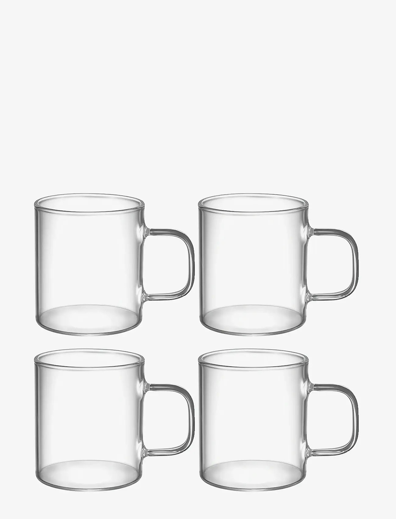 Dorre - Gina Glass mug capacity approx. 0.18 L 4-pack - mulled wine mugs - clear - 1