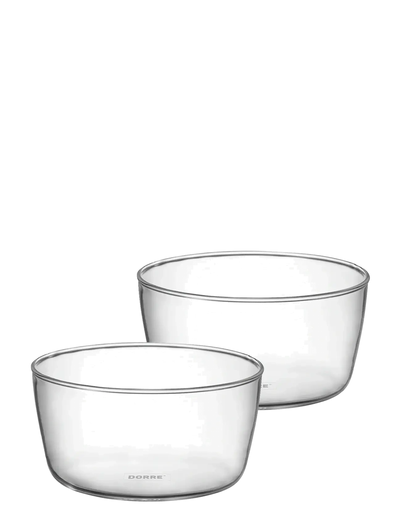 DORRE Seria Serveringsskål, 2-Pak CLEAR - Ø10 - Unisex