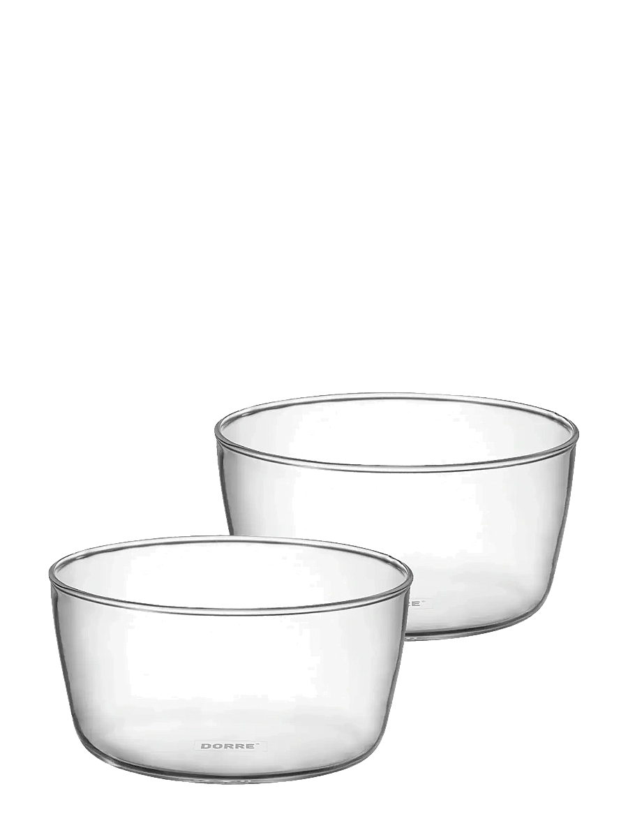 Dorre - Seria Serving bowls 2-pack glass Ø10*5 cm - die niedrigsten preise - clear - 0