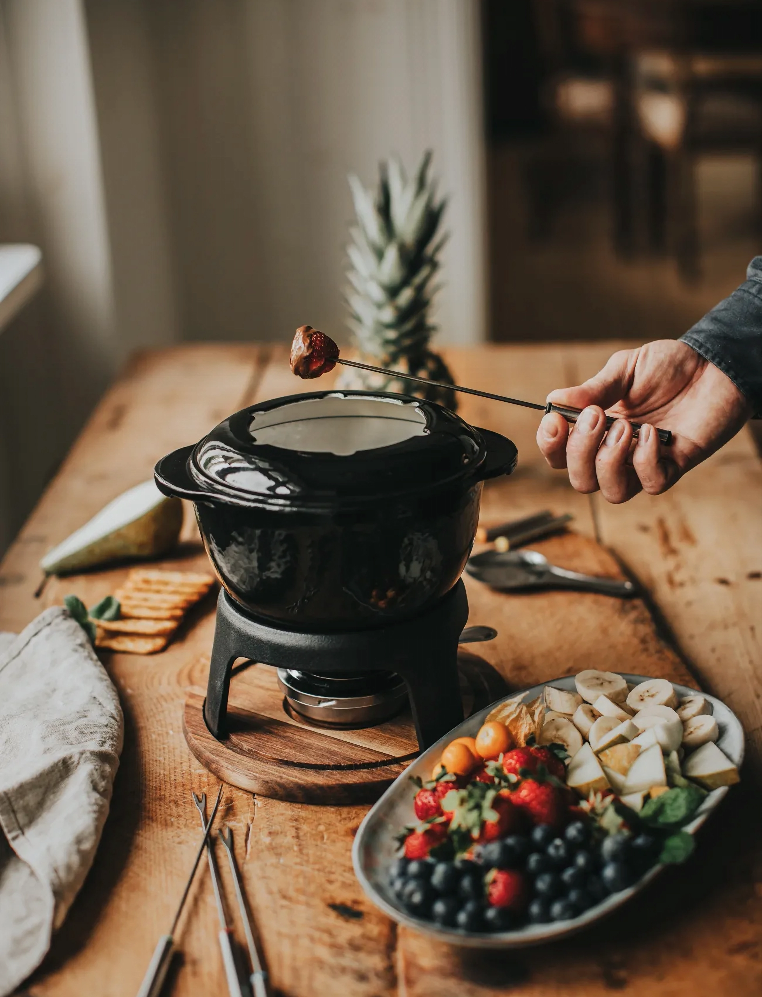 Dorre Foni Fondue, 4 L, Black, Gryder & Pander > Fonduesæt, Unisex