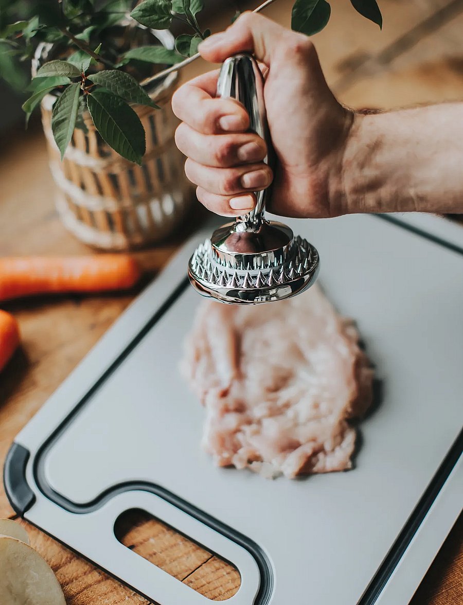 Dorre - Birdie Meat tenderizer reversible - pressid - silver - 0