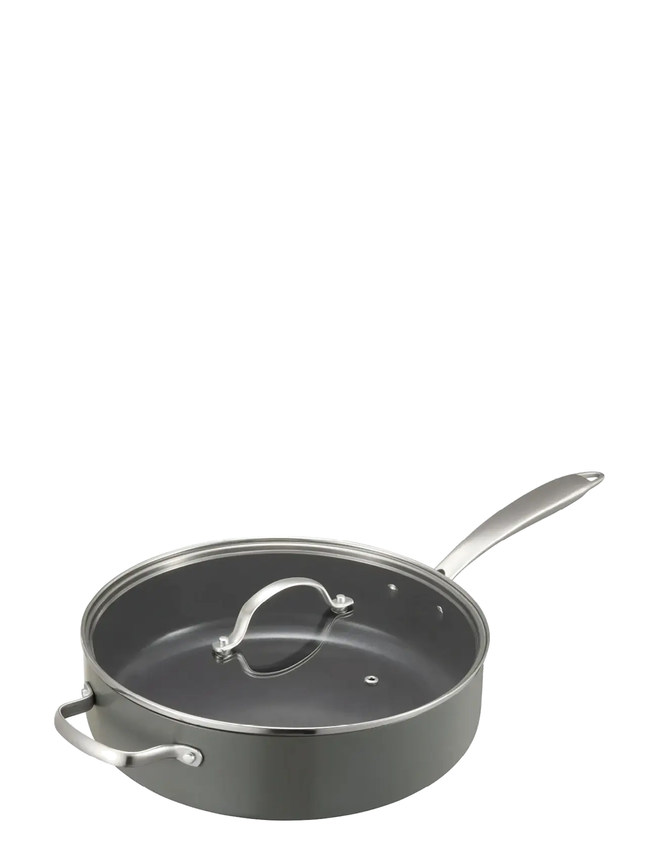 Dorre Coria Sauté pan Ø28*8 cm Aluminium KFCC gen8 ceramic coating 4.5 L - Töpfe Saucenpfannen - GREY / grey