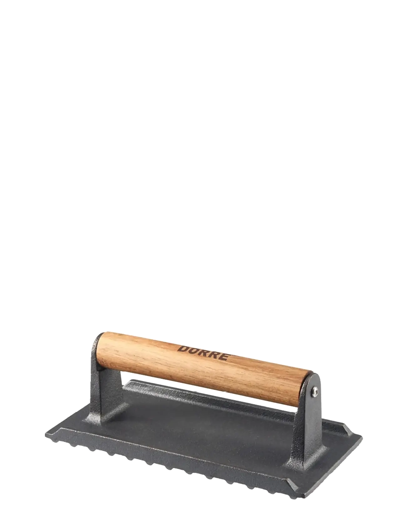 Dorre Barbecue press/roasting weight Cast iron Wooden handle 0.88 kg 20*10 c - Virtuve - BLACK / black