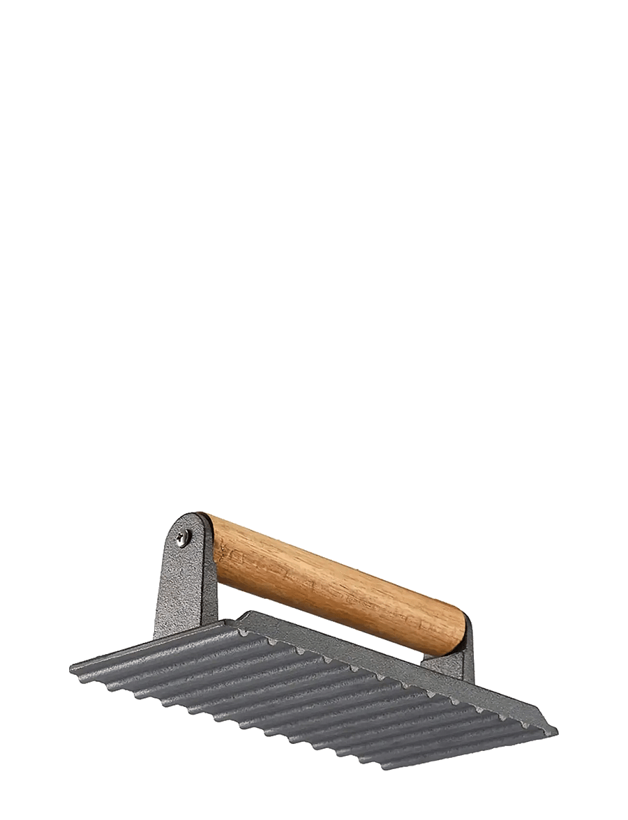Dorre - Barbecue press/roasting weight Cast iron Wooden handle 0.88 kg 20*10 c - grillitarvikud - black - 2