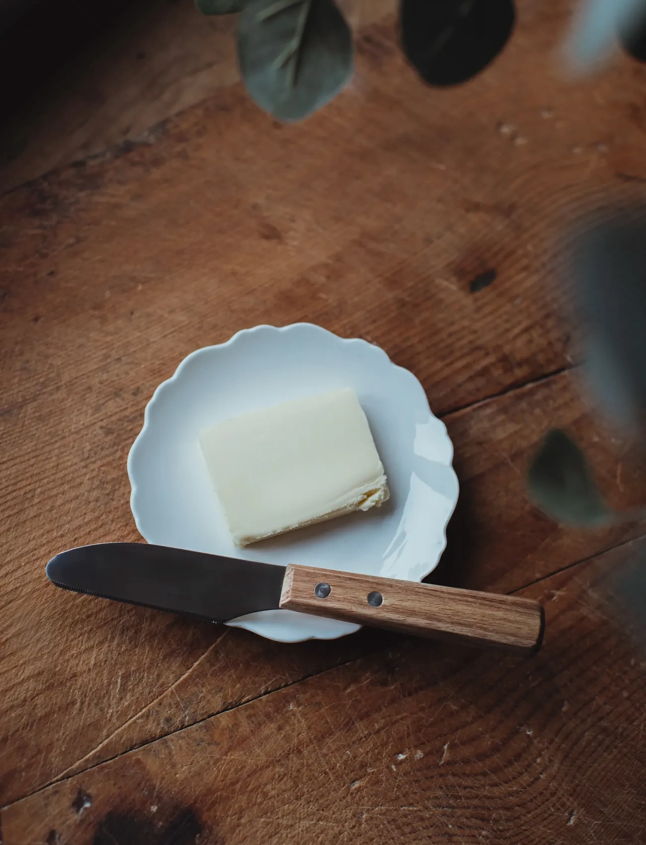 Dorre Butter Knife 22 cm Stainless Steel Wooden Handle, 3X 21.5X 1.5, Silver, Bestik > Smørknive, Unisex