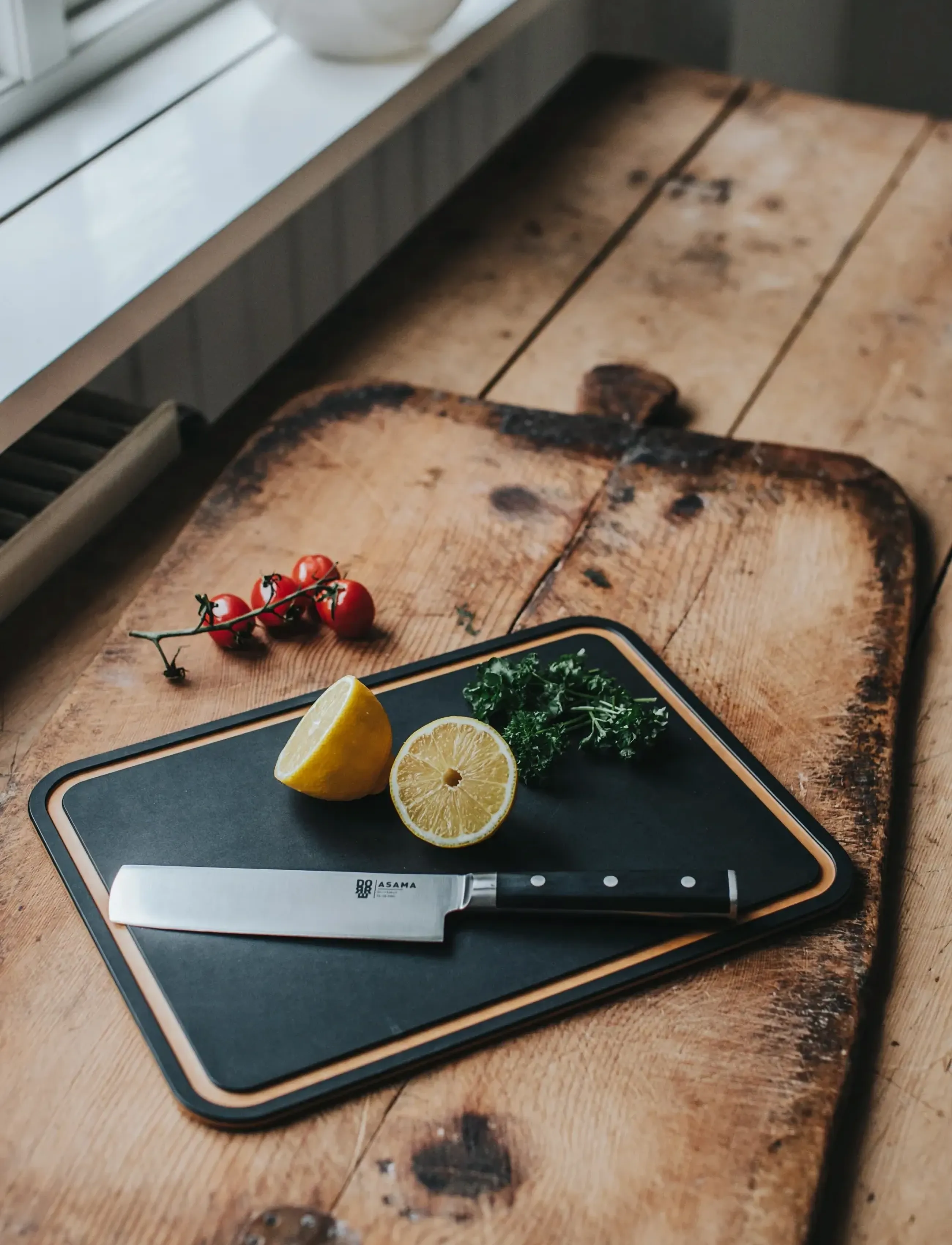Dorre Sami Cutting Board Made Of Pressed Wood Fibers Black (Cellulose) 29.8*, 21.5X 30X 0.6, Kitchen Tools, Schwarz - Boards, Homeware