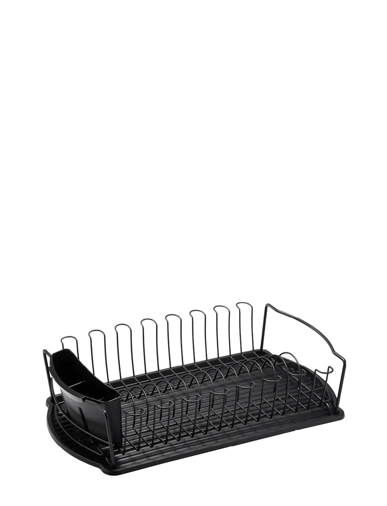 Dorre Dish Rack In Black 15 Plates 48*28*10,5 Cm, Opvaskestativ, Sort, Str: 28X 48X 10.5