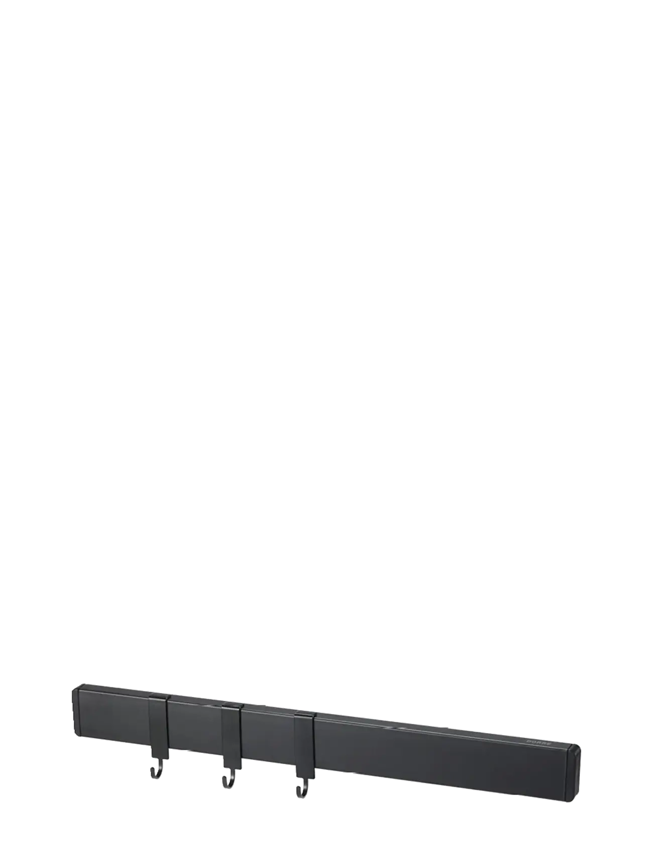 Dorre Magnetic Strip With 3 Hooks Black 40*4 Cm, Knivblok, Sort, Str: 4X 41X 1.5