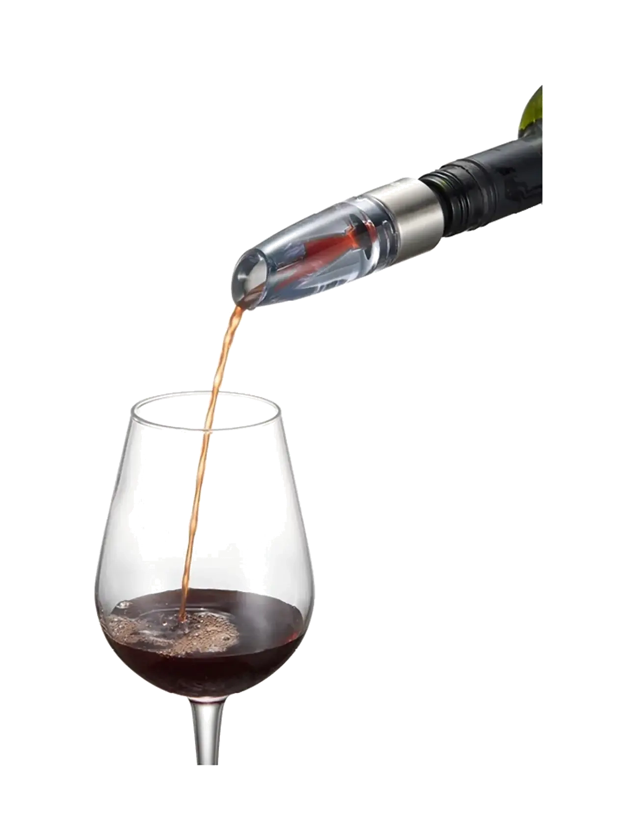 Dorre - Wine aerator/wine stopper 2 in 1 black - flaschenöffner & weinverschlüsse - transparant - 2