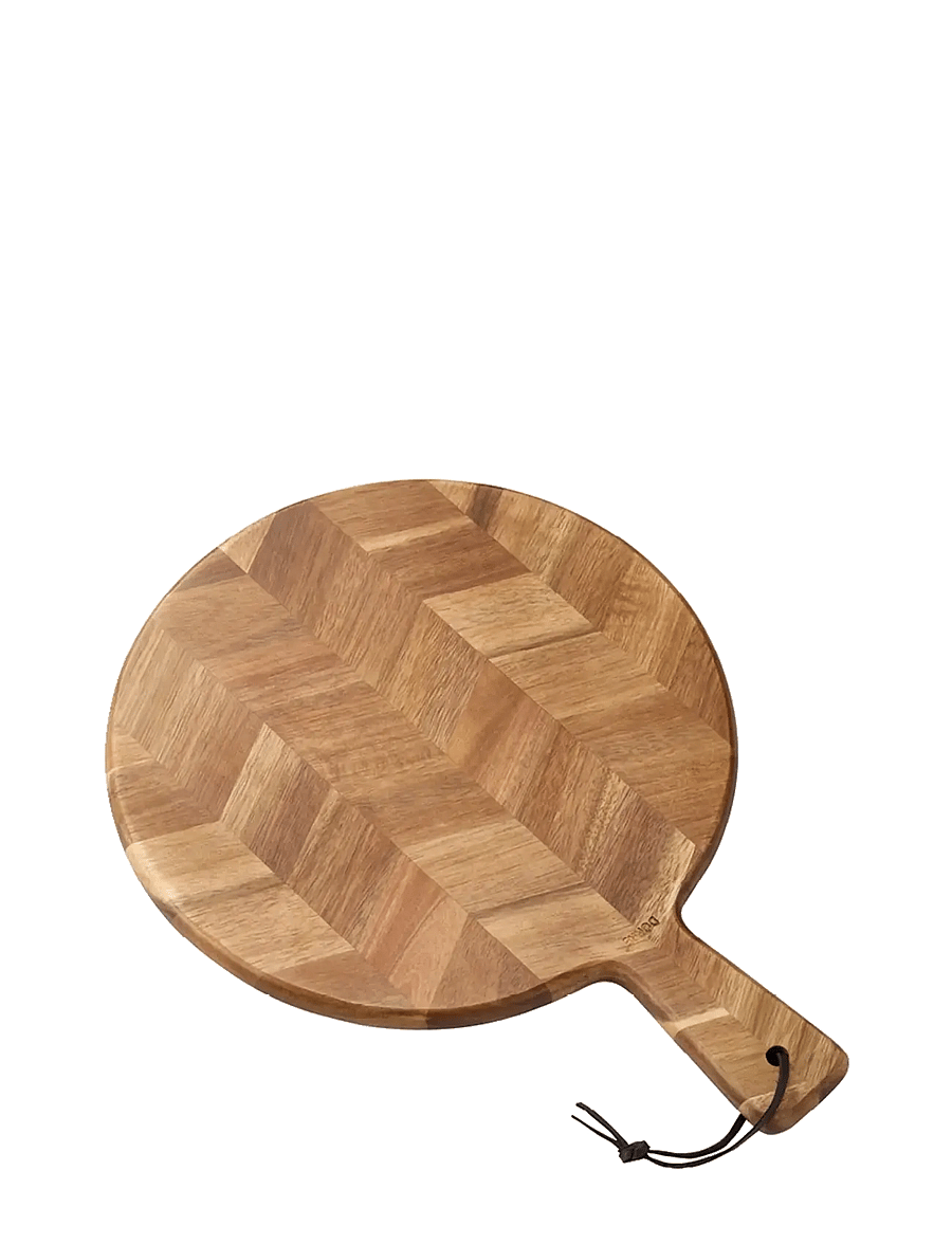 Dorre - Serving tray Herringbone pattern with cheese tools 2 pcs 37*27*1.5 cm - vaagnad ja roogade serveerimisalused - natural - 3
